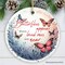 Artistic Butterflies Appear Quote Ornament, Wings of Remembrance Gift